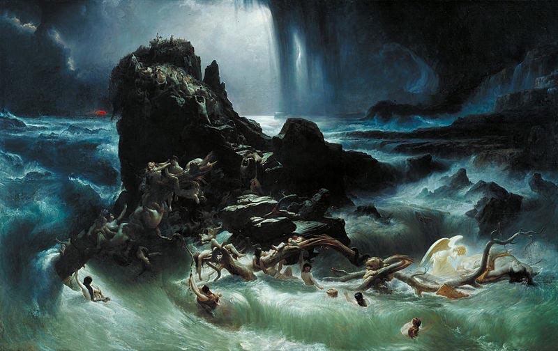 Francis Danby The Deluge Norge oil painting art